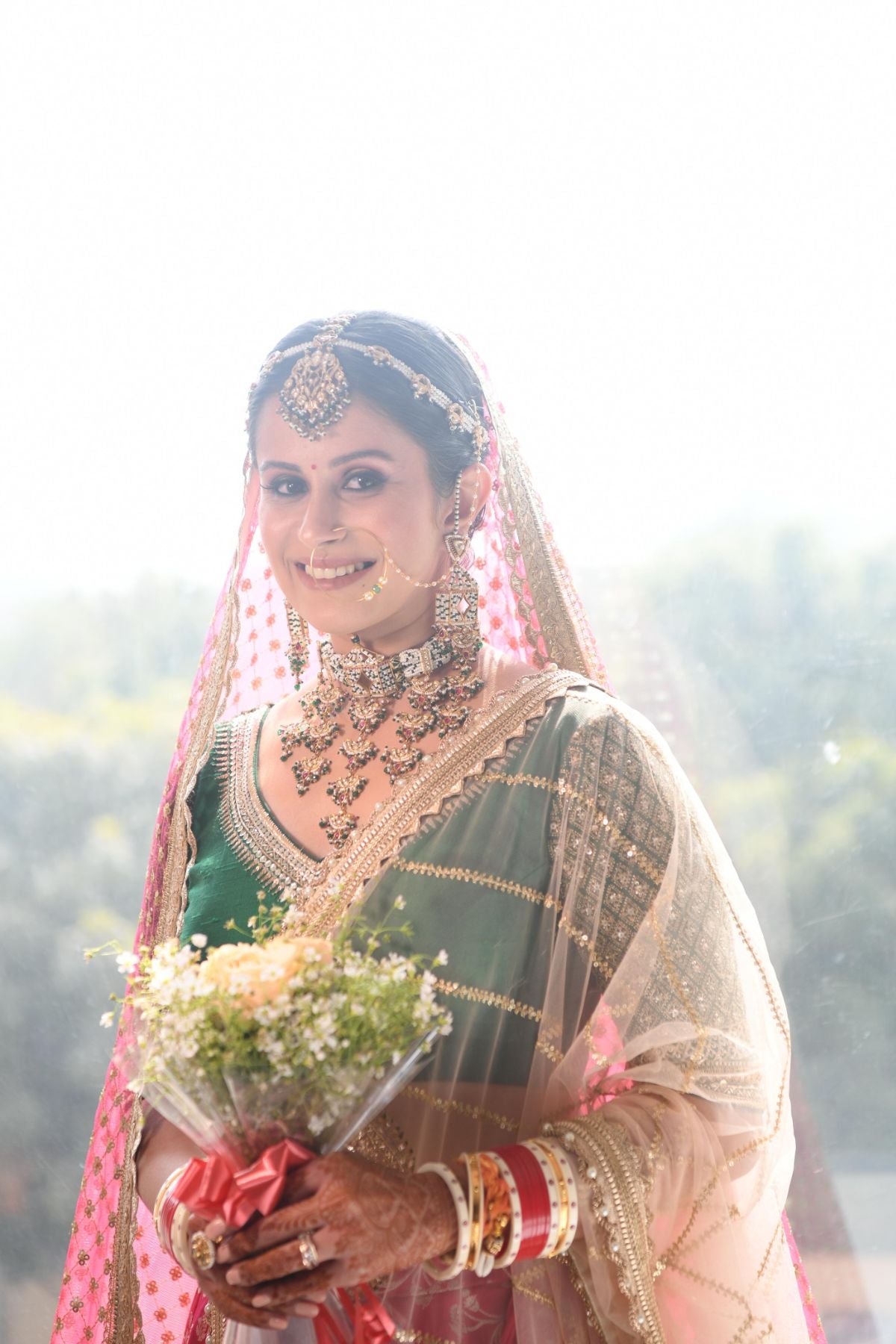 Fuchsia Bridal Lehenga